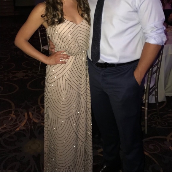 Adrianna Papell Dresses & Skirts - Adrianna papell beaded gown (petite)